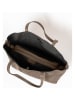 Mia Tomazzi Leder-Shopper "Bersezio" in Taupe - (B)45 x (H)29 x (T)12 cm