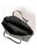Mia Tomazzi Skórzany shopper bag "Bersezio" w kolorze szarym - 45 x 29 x 12 cm