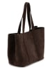 Mia Tomazzi Shopper "Belisario" bruin - (B)48 x (H)25 x (D)15 cm