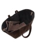 Mia Tomazzi Shopper "Belisario" bruin - (B)48 x (H)25 x (D)15 cm