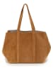 Mia Tomazzi Shopper "Belisario" in Hellbraun - (B)48 x (H)25 x (T)15 cm