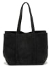 Mia Tomazzi Shopper bag "Belisario" w kolorze czarnym - 48 x 25 x 15 cm