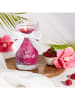 Juwelkerze Duftkerze mit Ohrringen "Hibiscus & Juicy Raspberry" - 400 g
