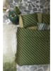 Beddinghouse Satin-Bettwäsche-Set "Diagonal" in Khaki/ Grün