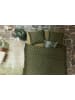 Beddinghouse Satin-Bettwäsche-Set "Diagonal" in Khaki/ Grün