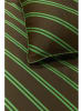 Beddinghouse Satin-Bettwäsche-Set "Diagonal" in Khaki/ Grün