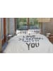 Beddinghouse Beddengoedset "Love Sleep" wit/zwart