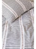 Beddinghouse Komplet pościeli "Stip and Stripe" w kolorze kremowo-szarym