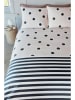 Beddinghouse Beddengoedset "Stripe and Eye" crème/zwart