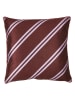 Beddinghouse Kissen ''Diagonal'' in Rot - (L)50 x (B)50 cm
