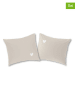Beddinghouse 2er-Set: Kissenhüllen ''Heart'' in Beige - (L)60 x (B)70 cm
