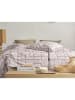Beddinghouse Komplet pościeli "Pojagi" w kolorze biało-beżowym
