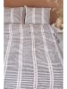 Beddinghouse Beddengoedset ''Stip and Stripe'' crème/grijs