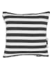 Beddinghouse Kissen ''Stripe & Eye'' in Weiß/ Schwarz - (L)50 x (B)50 cm