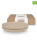 New Edition 2-delige set: ontbijtborden ''Flax'' beige - Ø 23 cm