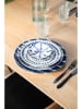 New Edition broodborden blauw/wit - Ø 12 cm
