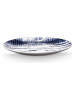New Edition Talerz obiadowy "Tie-Dye" w kolorze niebiesko-białym - Ø 25,5 cm