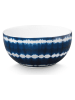 New Edition Schale ''Tie-Dye'' in Blau/ Weiß - Ø 15 cm