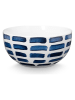 New Edition Miska w kolorze niebiesko-białym - Ø 23,5 cm