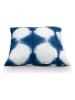 New Edition Kissen ''Tie-Dye'' in Blau/ Weiß - (L)50 x (B)50 cm