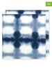 New Edition 2-delige set: servetten ''Tie-Dye'' blauw/wit - (L)50 x (B)50 cm