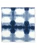 New Edition 2er-Set: Servietten ''Tie-Dye'' in Blau/ Weiß - (L)50 x (B)50 cm