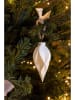 New Edition Kerstboomversiering wit - (H)14 x Ø 6 cm