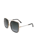 Jimmy Choo Damen-Sonnenbrille in Gold/ Schwarz