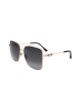 Jimmy Choo Damen-Sonnenbrille in Gold/ Schwarz