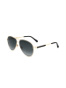 Jimmy Choo Damen-Sonnenbrille in Gold/ Schwarz