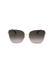 Jimmy Choo Damen-Sonnenbrille in Gold/ Schwarz