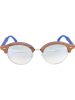 Ray Ban Dameszonnebril bruin-blauw/zilverkleurig