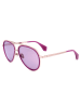 Vivienne Westwood Unisex-Sonnenbrille in Gold/ Lila