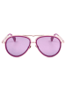 Vivienne Westwood Unisex-Sonnenbrille in Gold/ Lila