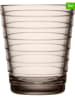 iittala Szklanki (2 szt.) "Aino Aalto" w kolorze beżowym - 220 ml