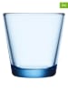iittala Szklanki (2 szt.) "Kartio" w kolorze niebieskim - 210 ml