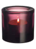 iittala Windlicht ''Kivi'' bordeaux - (H)6 x Ø 7,2 cm