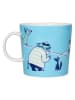 Moomin Kubek jumbo "F" w kolorze niebieskim - 400 ml