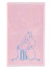 Moomin Gästehandtuch "Family Time" in Rosa/ Blau - (L)50 x (B)30 cm