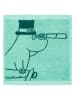 Moomin Washandje ''Moominpappa'' groen - (L)25 x (B)25 cm