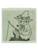 Moomin Washandje ''Snufkin'' groen - (L)25 x (B)25 cm