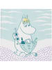Moomin Servetten "Beach Day" lichtroze/paars/turquoise - 20 stuks