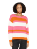CARTOON Trui roze/oranje/wit