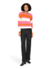 CARTOON Trui roze/oranje/wit