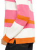 CARTOON Trui roze/oranje/wit