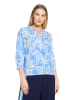 CARTOON Bluse in Hellblau/ Weiß