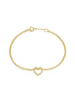 Les Favorites Vergulde armband met sierelement