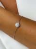 Les Favorites Silber-Armkette mit Edelsteinen