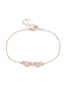 Les Favorites Rosévergold. Armkette mit Edelsteinen