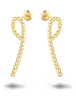 Les Favorites Pozłacane kolczyki-wkrętki